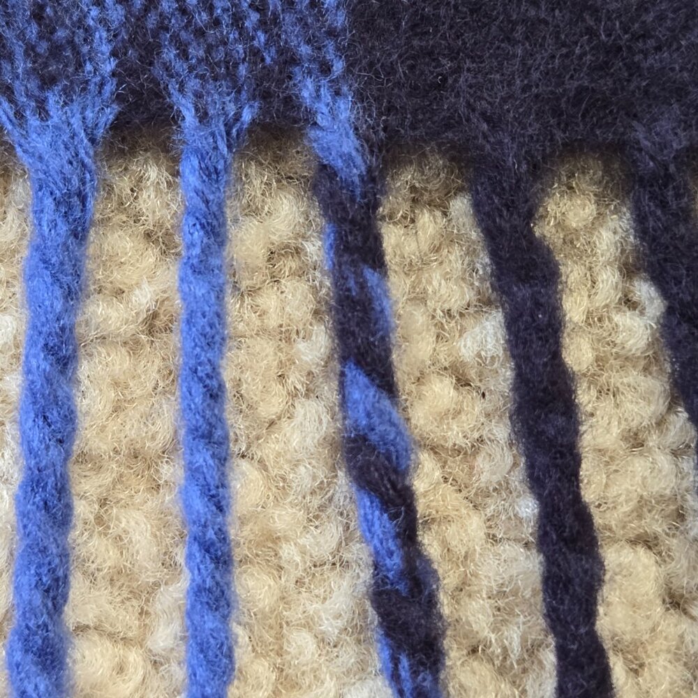 {{{THICK}}} Cashmere Woven Wrap From Florence Italy Luxury - Picture 3 of 16